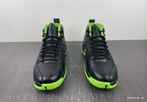 DOF FLIGHT AJ12 BLACK GREEN Jordan 12 0422